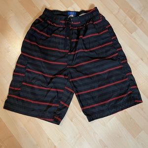 Men’s stripped swim shorts